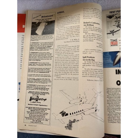 Private Pilot Aviation Magazine  March 1990 Flight Aircraft Waterplanes Airplane - Picture 4 of 8